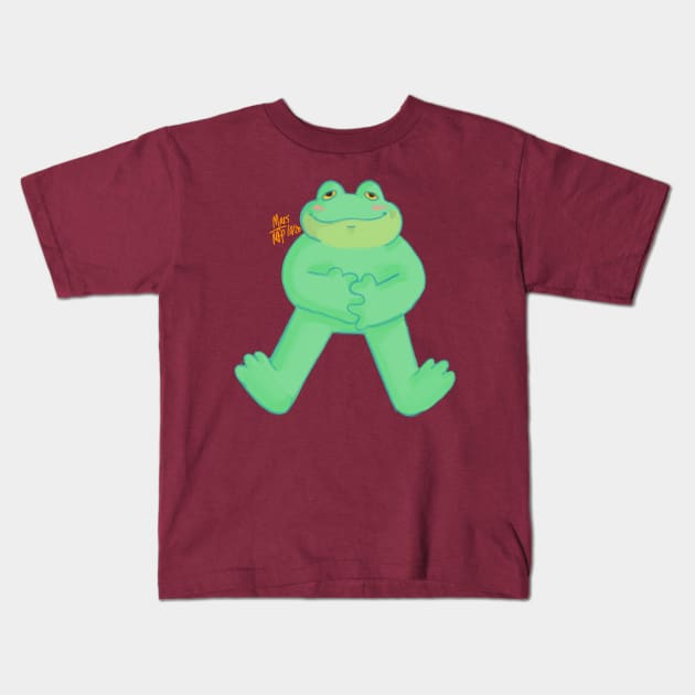 Froggy buddy Kids T-Shirt by AlligatorCheese market 